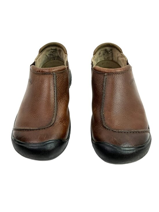 Keen Ashland Leather Slip-On Loafers Mens 9.5 Brown main image 6
